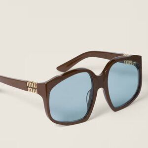 Miu Ombre sunglasses, brown, new